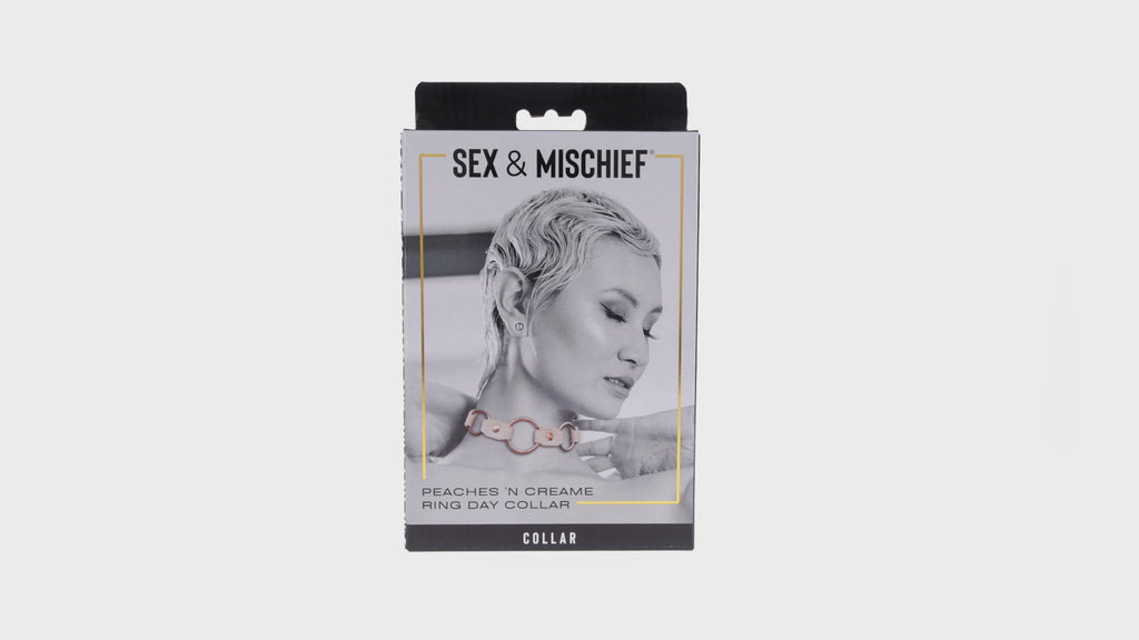 Sportsheets Sex & Mischief Peaches ''n CreaMe Ring Day Collar