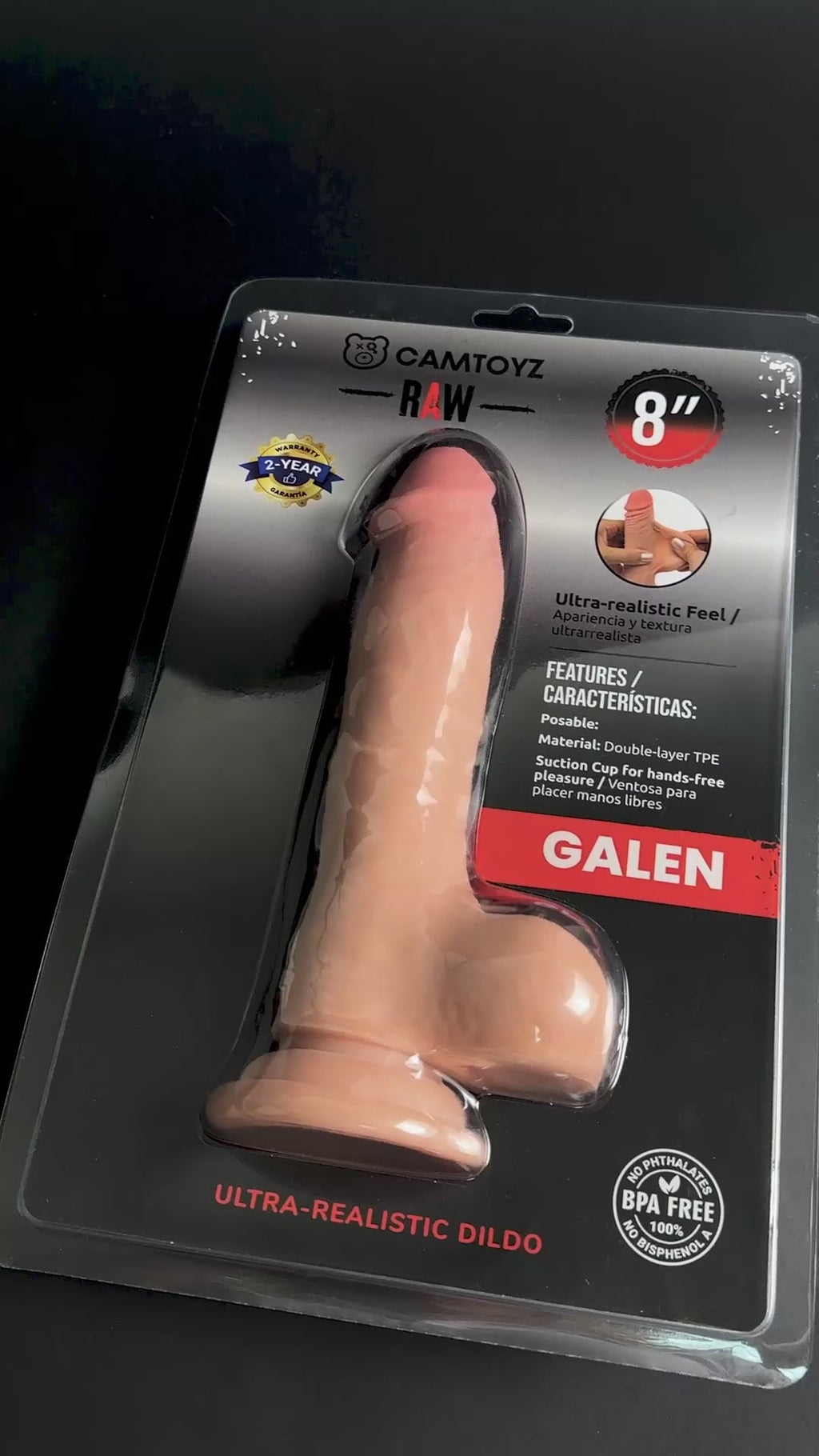 Camtoyz Ultra Realistic Dildo Galen