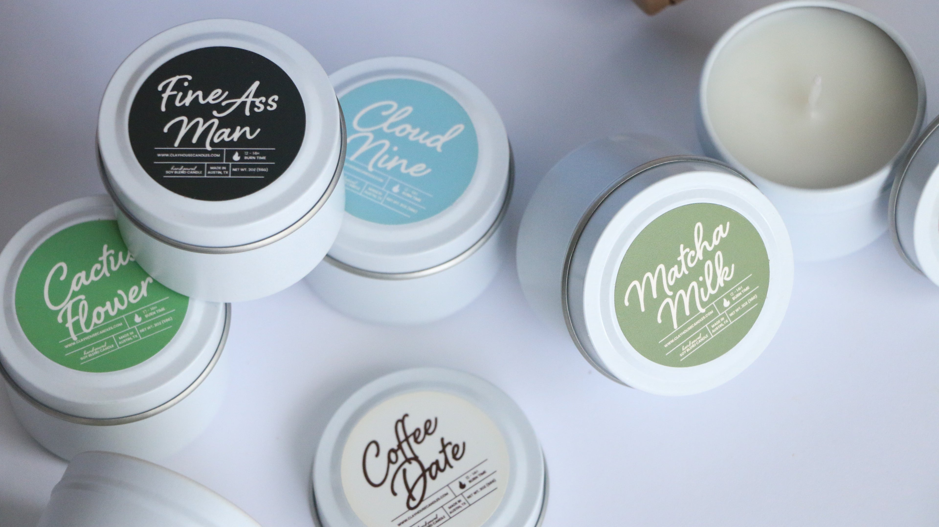 Discovery Set Candles 6 Candle Sampler Travel Pack With 6 Scents