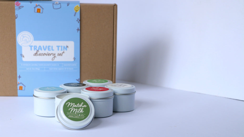 Discovery Set Candles 6 Candle Sampler Travel Pack With 6 Scents