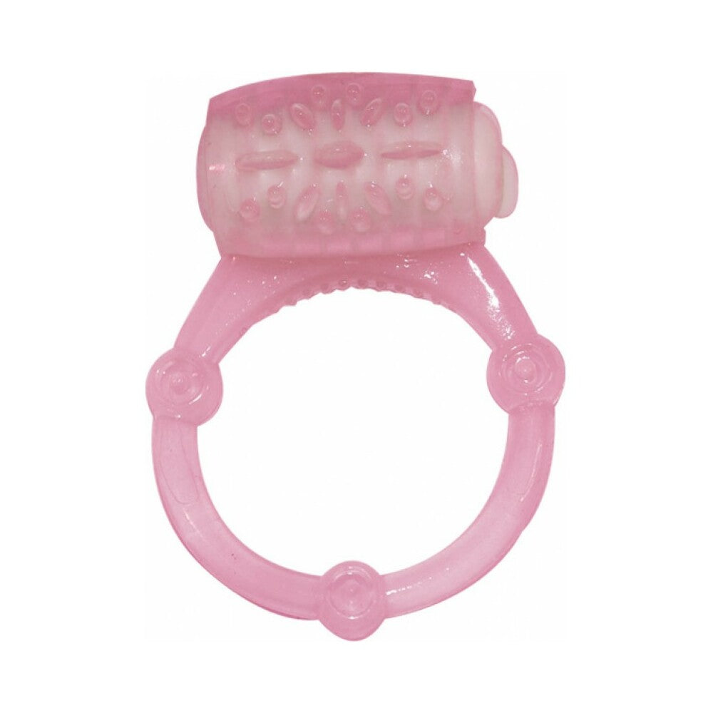 Humm Dinger Dual Vibrating Cock Ring (Purple)