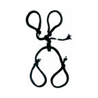 Fetish Fantasy Series Silk Rope Hogtie Black
