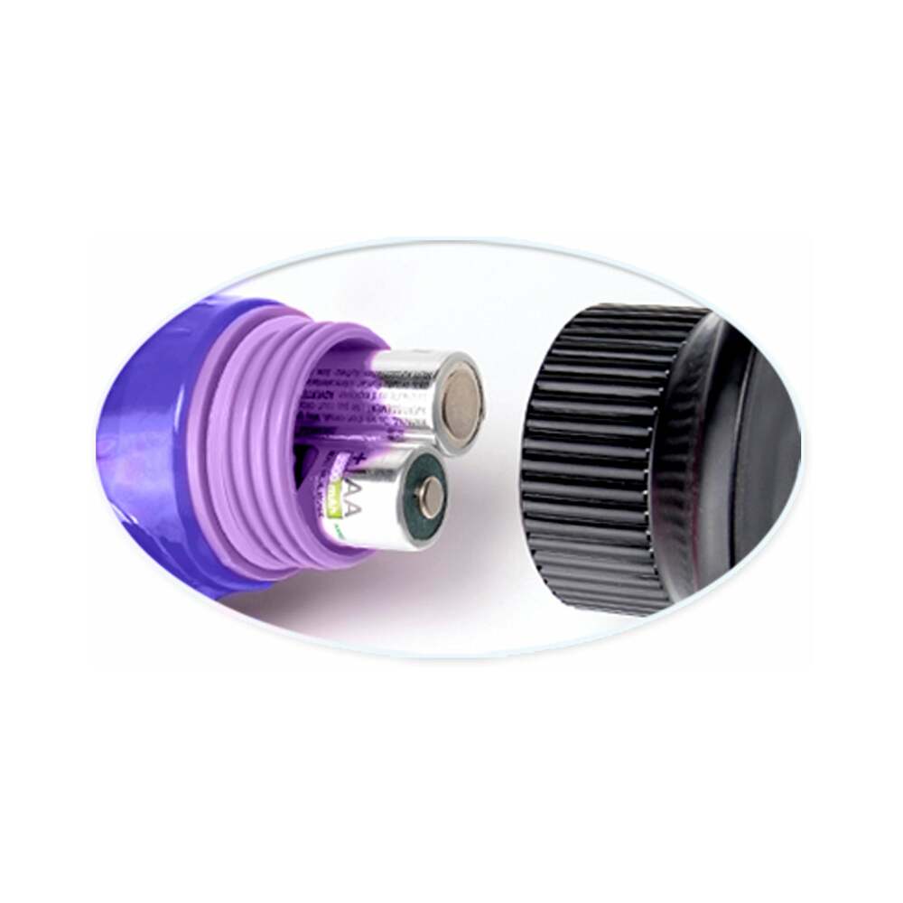 Waterproof Wall Bangers Deluxe Bunny Realistic Rabbit Vibrator With Suction Cup Purple