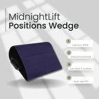 MidnightLift Inflatable Sex Positions Wedge Pillow Portable