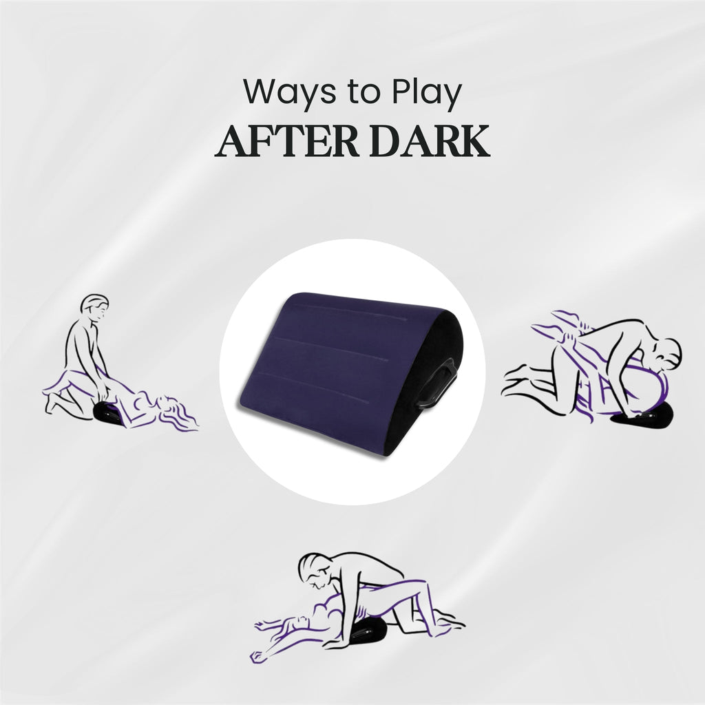 MidnightLift Inflatable Sex Positions Wedge Pillow Portable