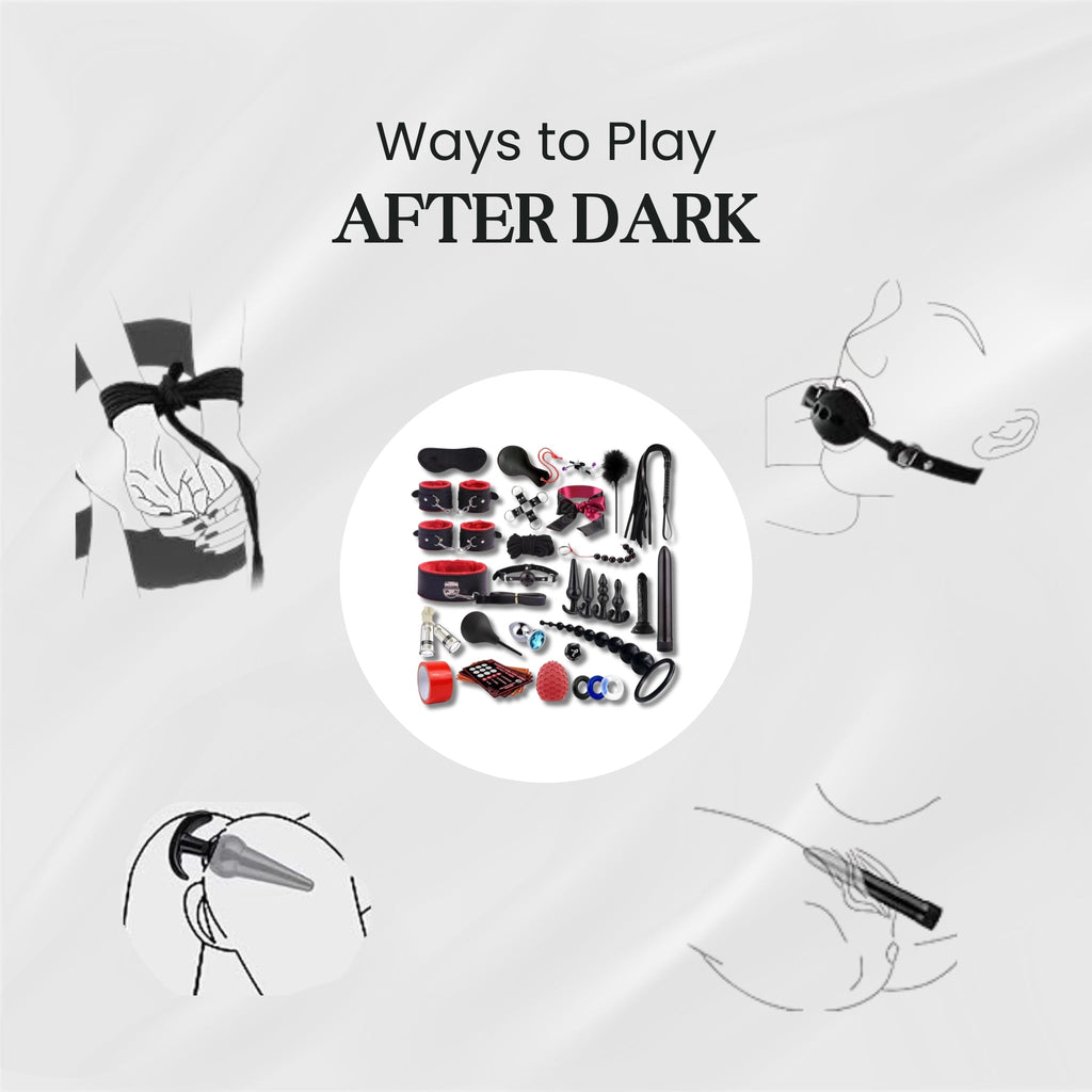 NightMaster 34-Piece Ultimate BDSM & Anal Play Kit