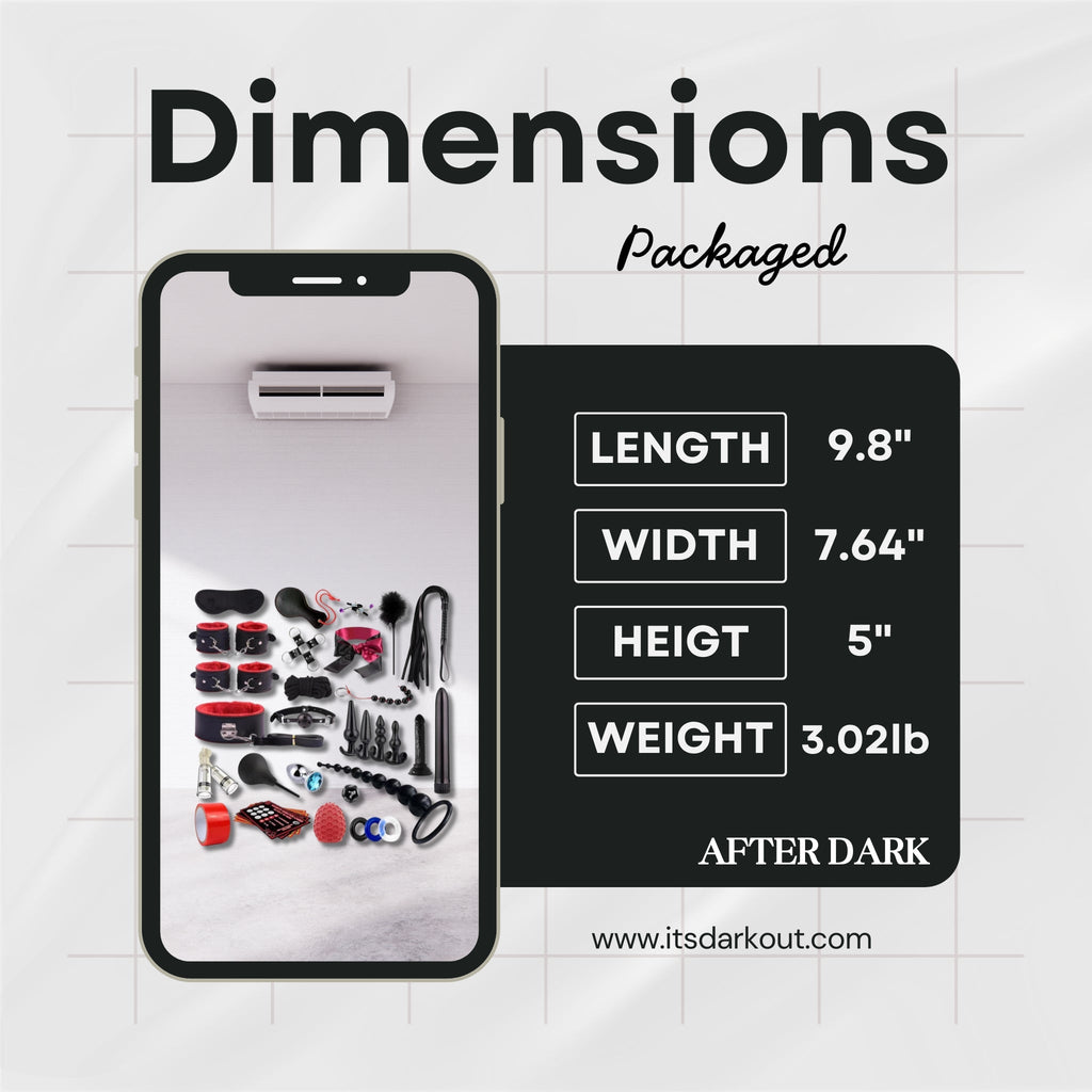 NightMaster 34-Piece Ultimate BDSM & Anal Play Kit