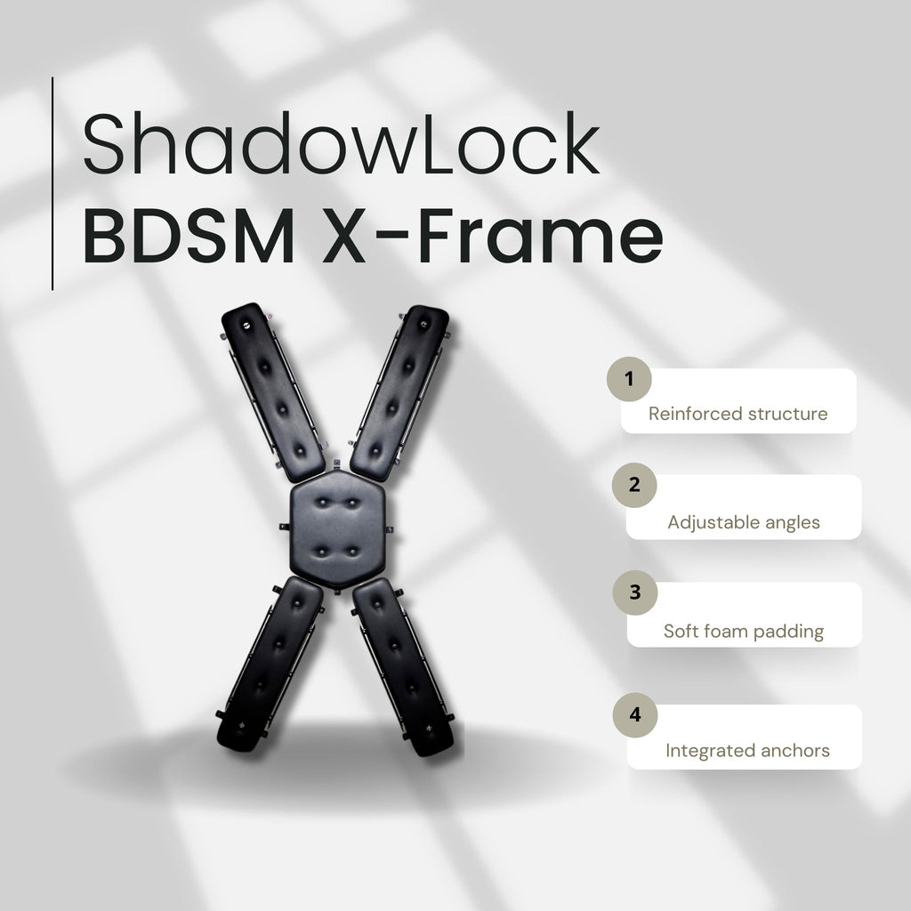 ShadowLock Wall-Mounted BDSM St. Andrew’s Cross