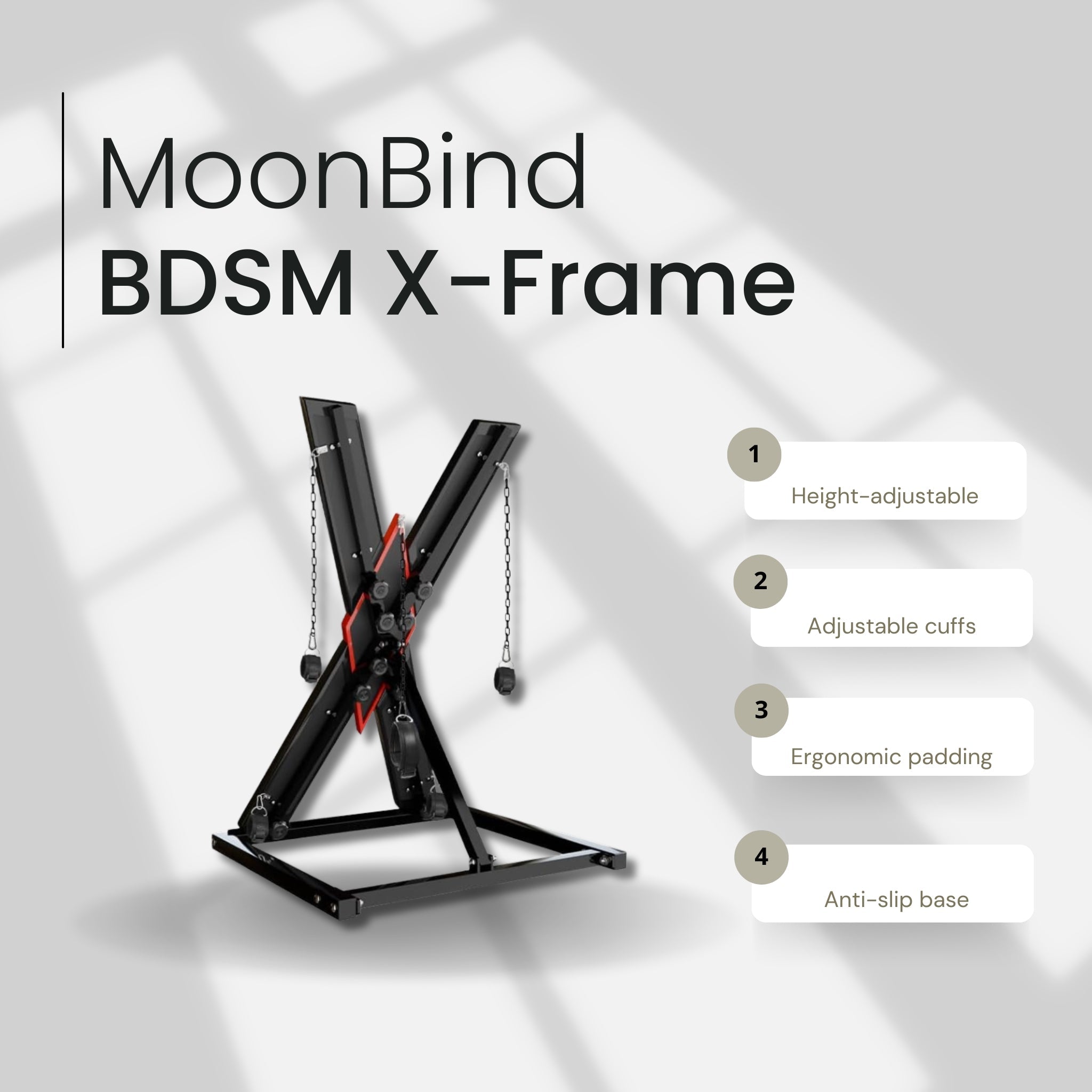 MoonBind XFrame Bondage Kit Freestanding Restraint System