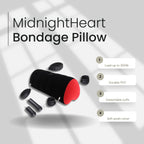 Midnight Heart Inflatable Sex Pillow Dildo Mount Stable