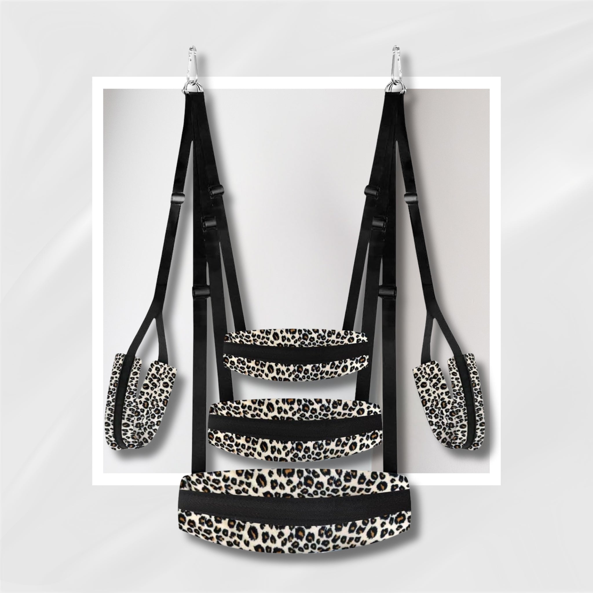 TwilightSurrender Portable Leopard Door Sex Swing