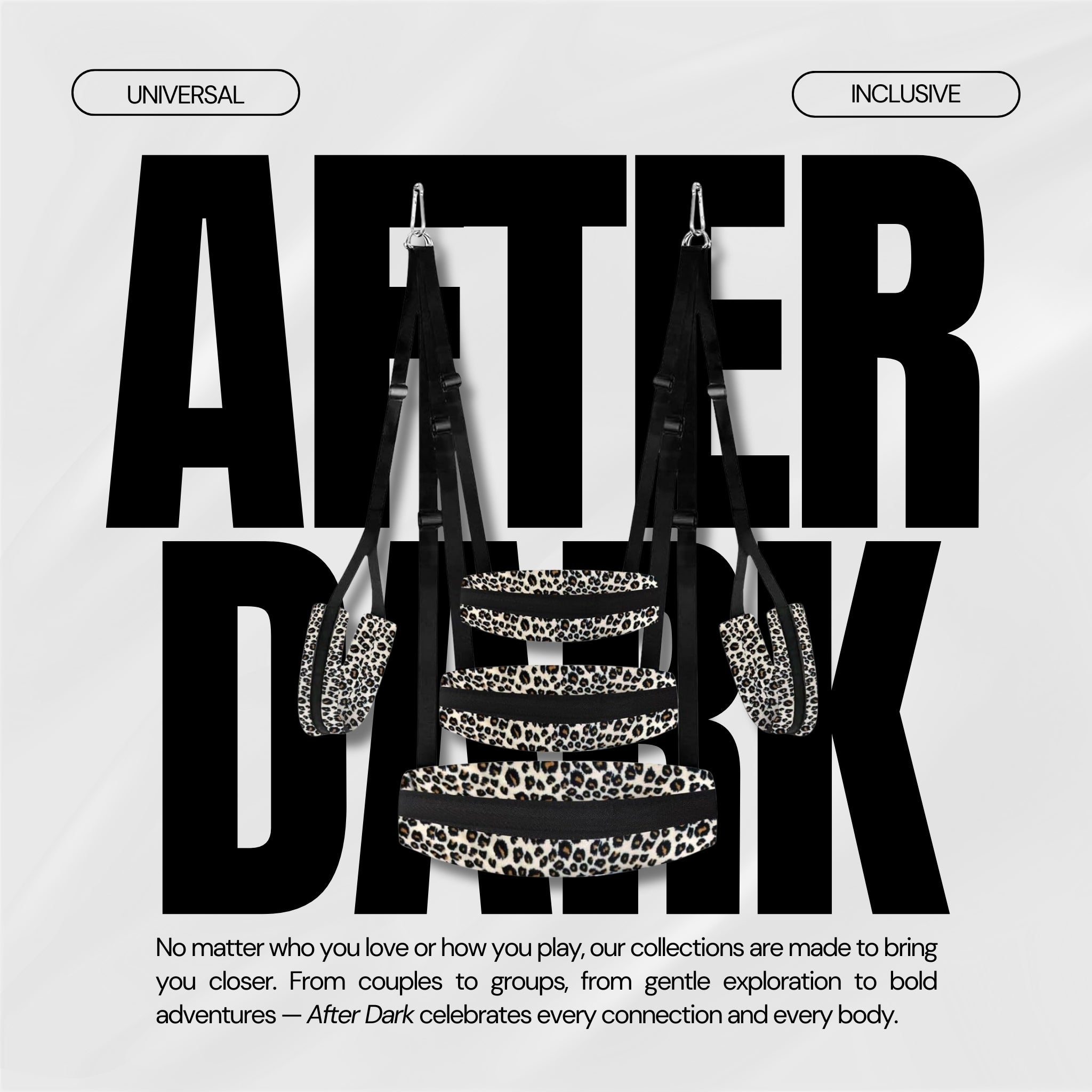 TwilightSurrender Portable Leopard Door Sex Swing