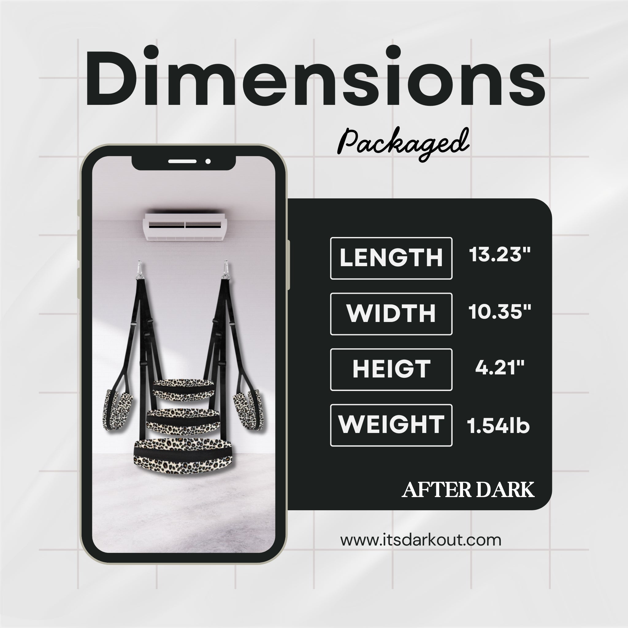 TwilightSurrender Portable Leopard Door Sex Swing