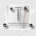 TwilightBond Spreader Bar Kit 2 Bar BDSM Restraints With Nylon Cuffs