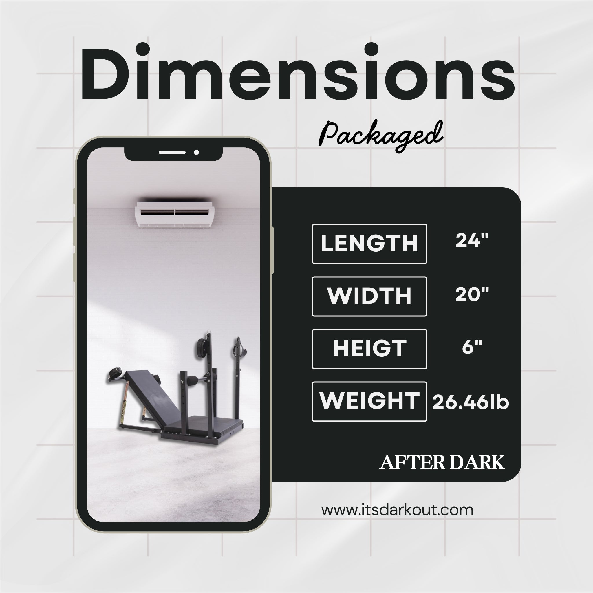 MidnightBound Adjustable Bondage Bench