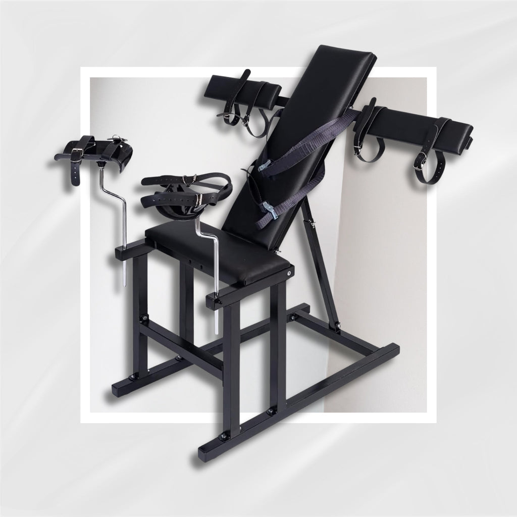 Bondage Bench Restraint Furniture Adjustable Carbon Steel