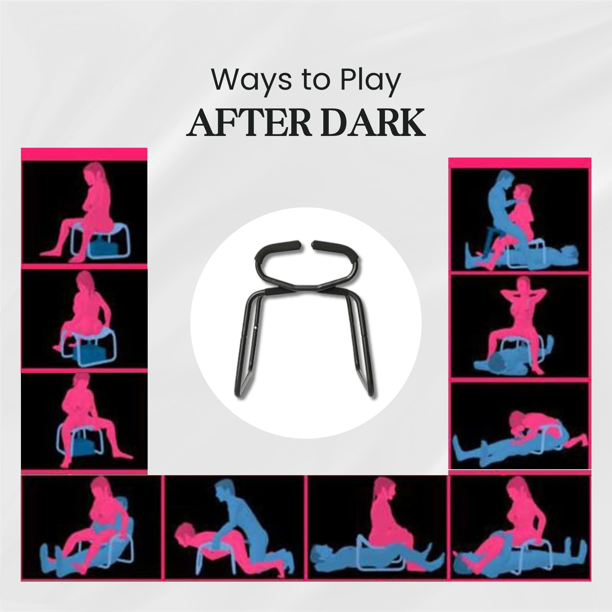 PassionRide Multifunction Sex Position Enhancer Chair with Handrail