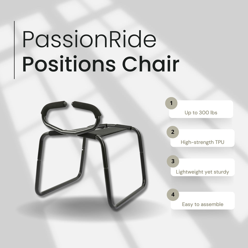 PassionRide Multifunction Sex Position Enhancer Chair with Handrail