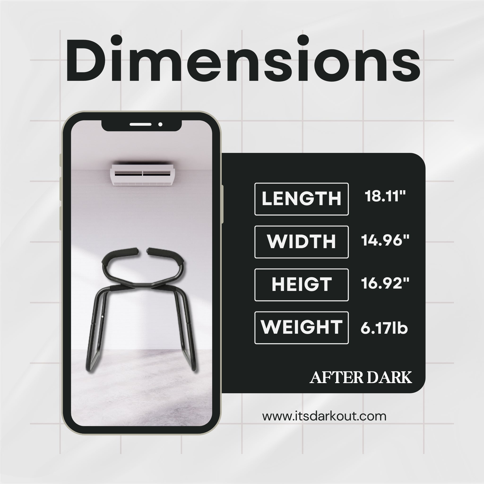 PassionRide Multifunction Sex Position Enhancer Chair with Handrail