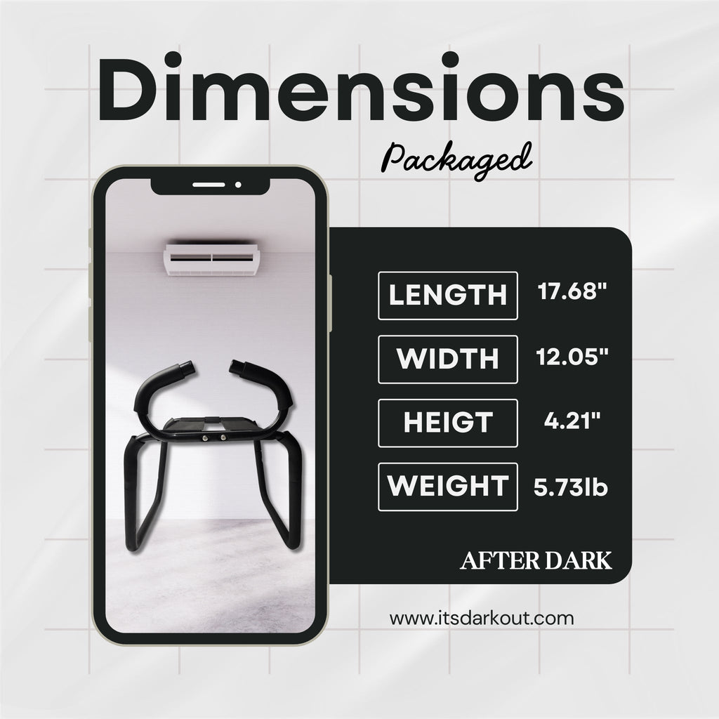 ObsidianThrill Large Sex Position Enhancer Chair with Handrail