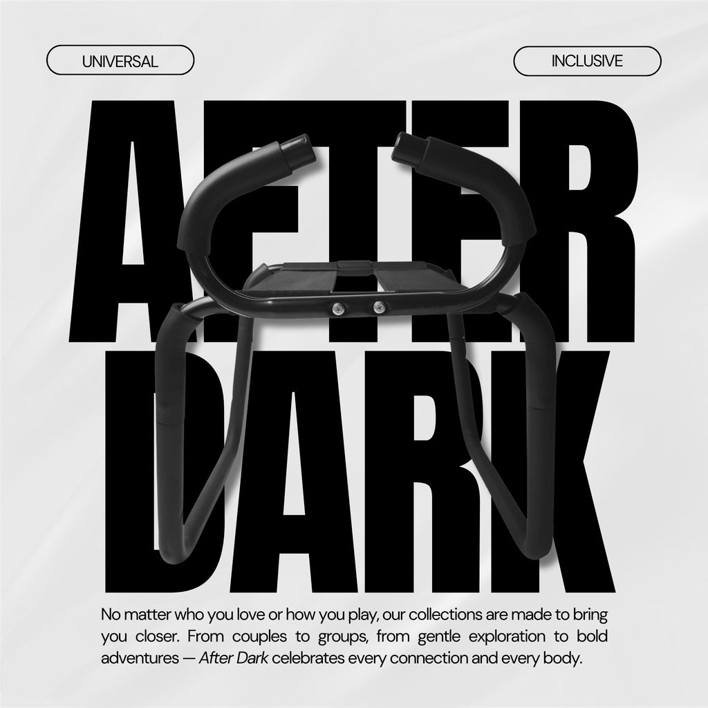 ObsidianThrill Large Sex Position Enhancer Chair with Handrail