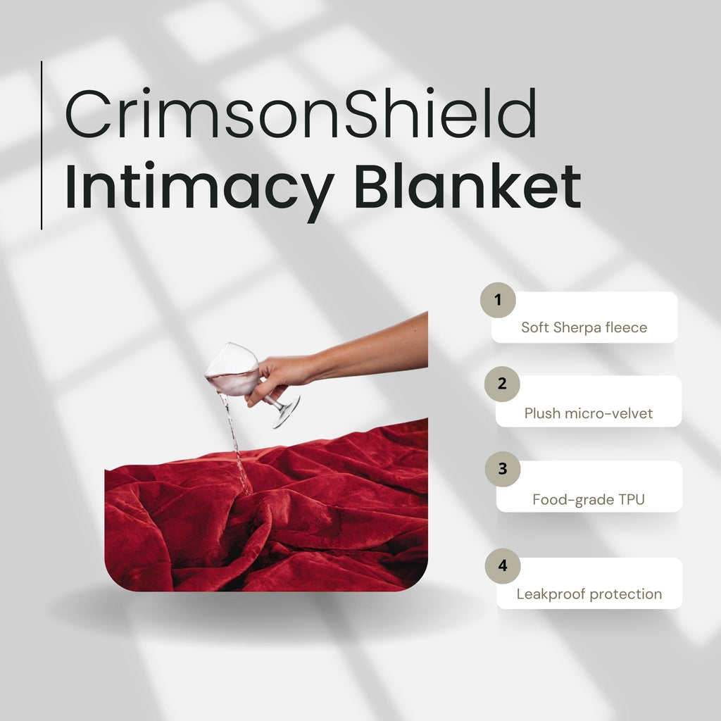 CrimsonShield Waterproof Intimacy Blanket