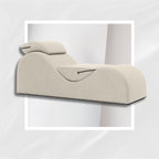 Erotic Chaise Chair Velour Seduction Lounge Beige Microvelvet Cover