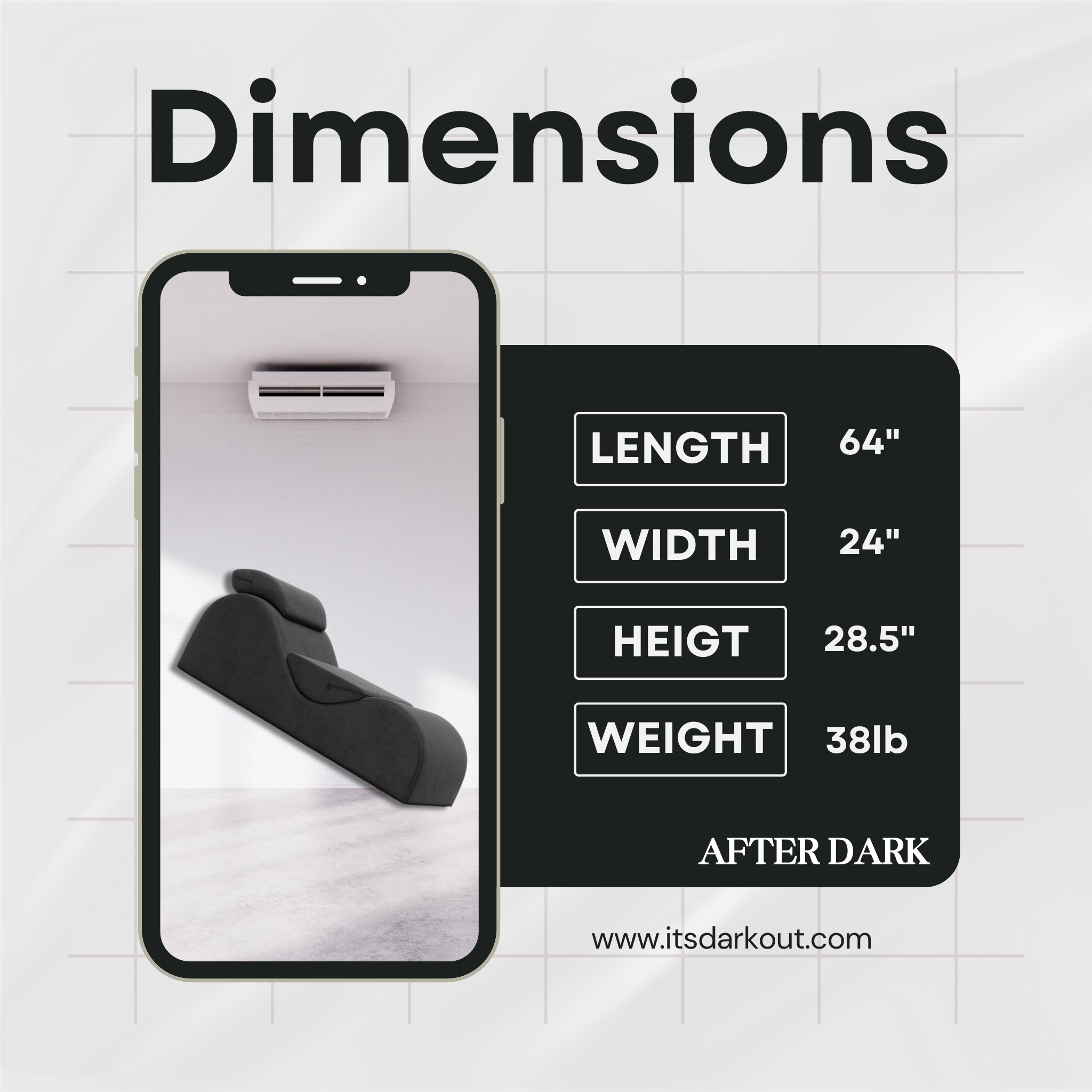 MidnightSeduction Lounge – Erotic Sex Chaise Chair