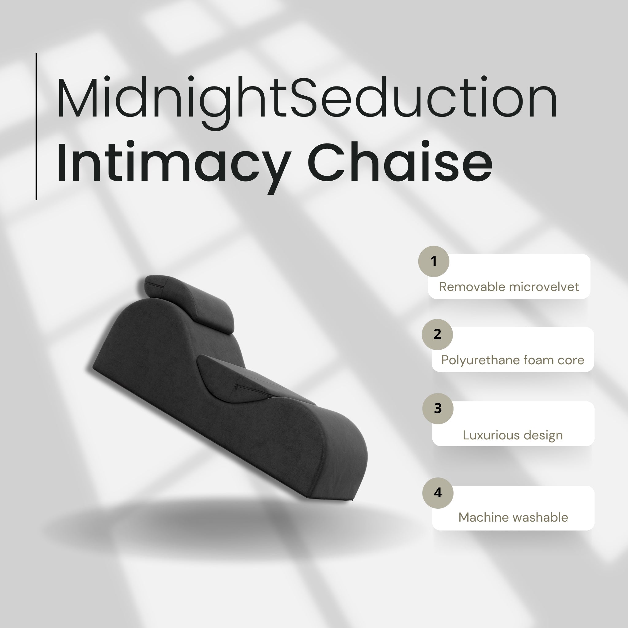MidnightSeduction Lounge – Erotic Sex Chaise Chair