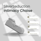 Erotic Chaise Chair With Ergonomic Foam Support SilverSeduction Lounge