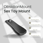 ObsidianMount Suction Toy Mount Pad Hands Free Mounting Secure Toy Hold