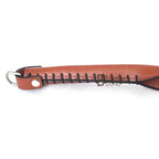 Cowhide Leather Paddle Slapper Brown With Sturdy Handle