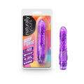 Naturally Yours Bump n'' Grind Textured Slimline Vibrator Purple