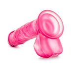 B Yours Sweet ''n Hard 1 Realistic 7 in. Dildo with Balls Pink