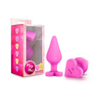 Play with Me Naughty Candy Hearts ''Be Mine'' Anal Plug Pink