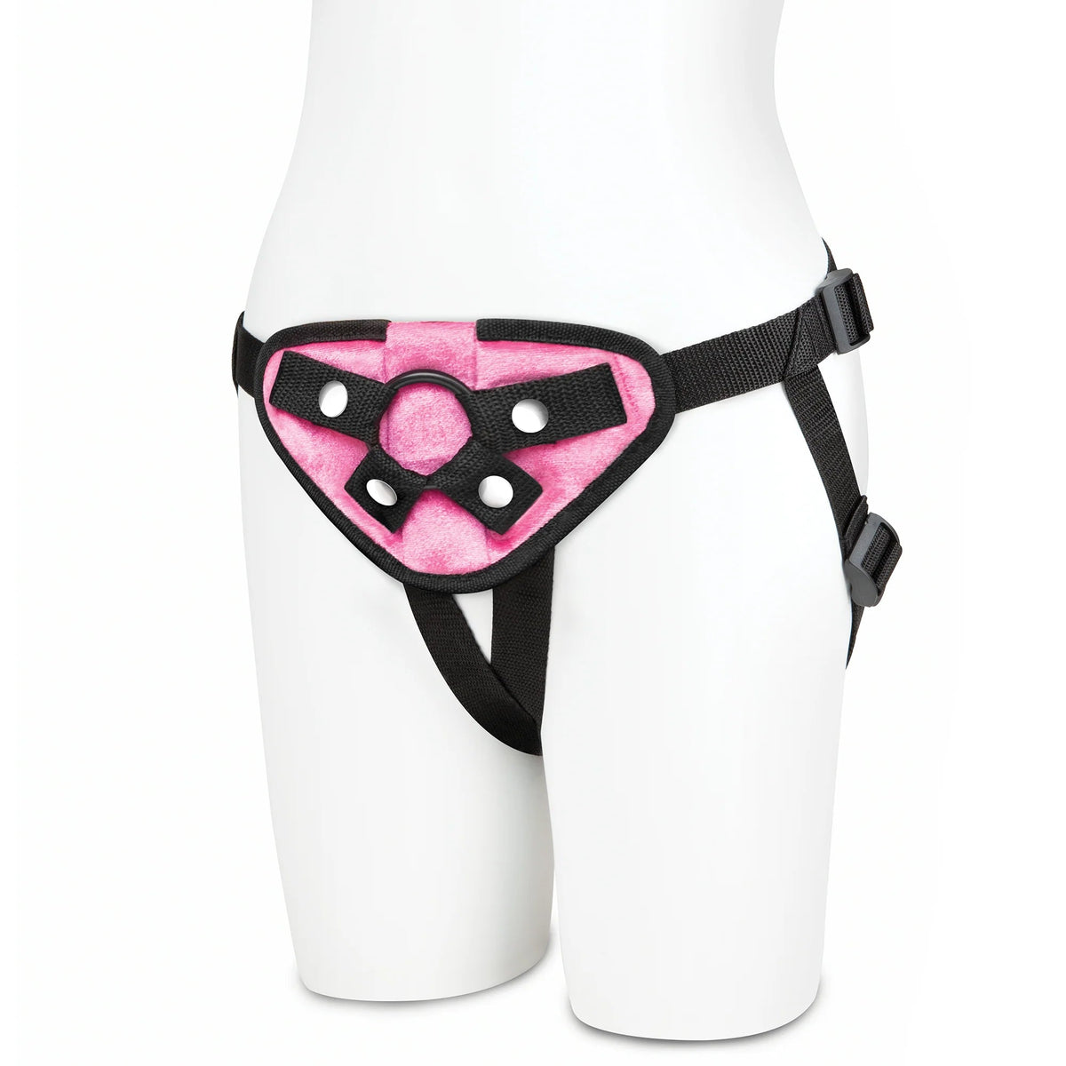 Lux Fetish Neoprene Strap-On Harness Pink