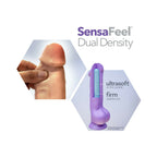 Au Naturel Mighty Mike 5.75 in. Posable Dual Density Dildo with Balls Beige