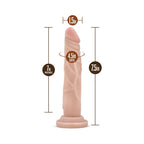 Au Naturel Ronnie 7.5 in. Posable Dual Density Dildo Beige