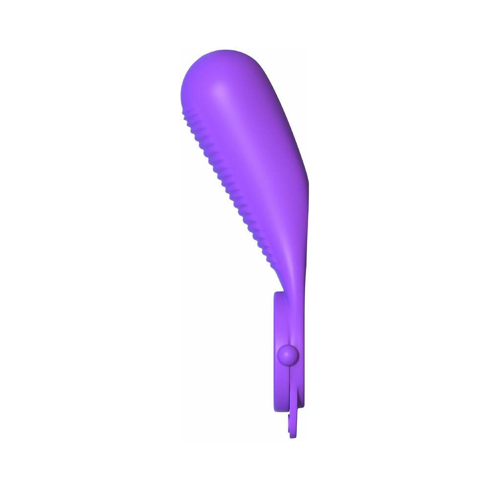 Fantasy C-Ringz Remote-Controlled Vibrating Ride N Glide Couples Ring Purple