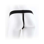 Fetish Fantasy Series 7 in. Hollow Strap-On with Balls Beige/Black