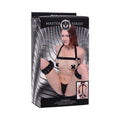 Master Series Acquire Easy Access Thigh Harness with Wrist Cuffs