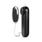 B Yours Silver Power Bullet Remote-Controlled Egg Vibrator Black