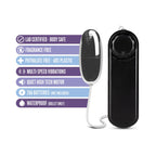B Yours Silver Power Bullet Remote-Controlled Egg Vibrator Black