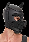 Puppy Hood Neoprene Black Detachable Adjustable Straps