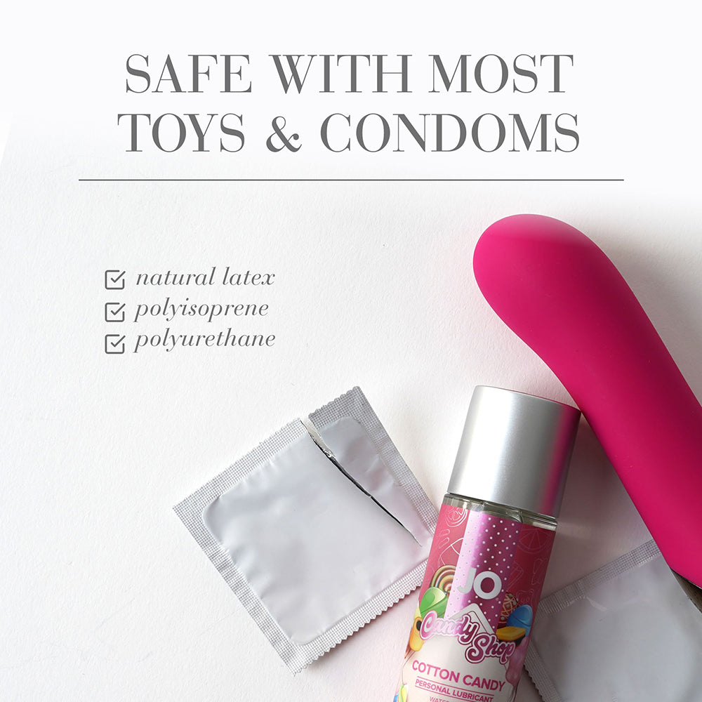 JO Candy Shop Cotton Candy Flavored Water-Based Lubricant 2 oz.