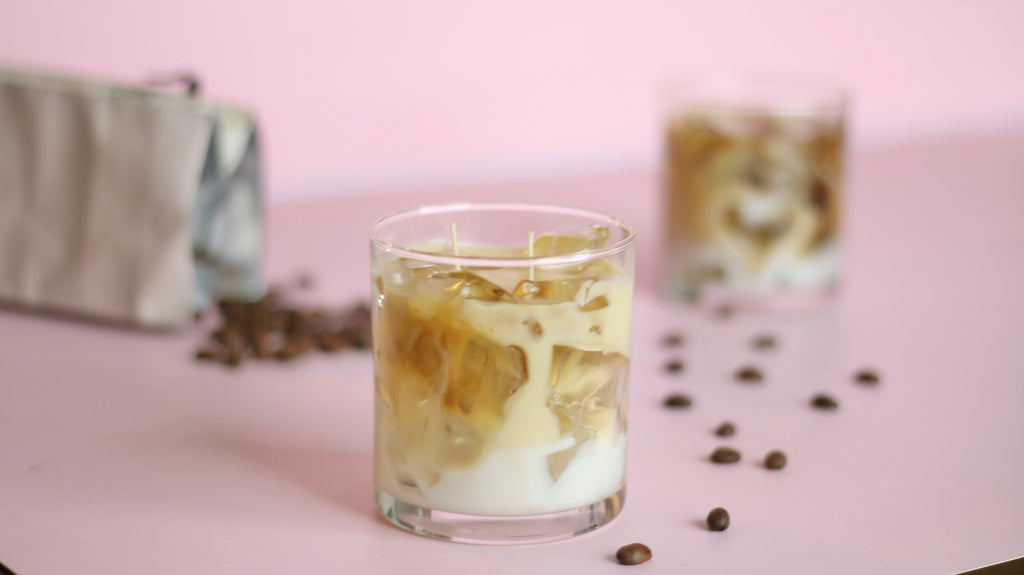 Coffee Date Container Candle Handmade Scented Coffee Aroma