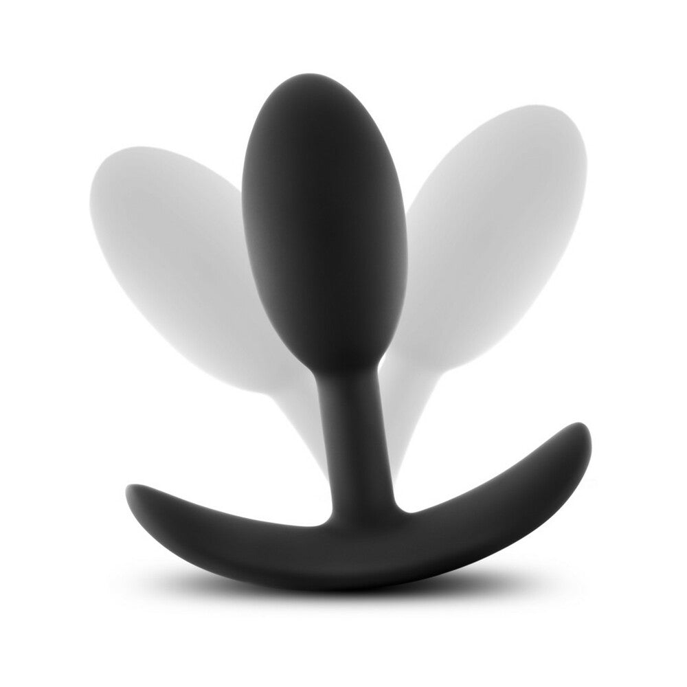 Luxe Wearable Vibra Slim Plug Small Black