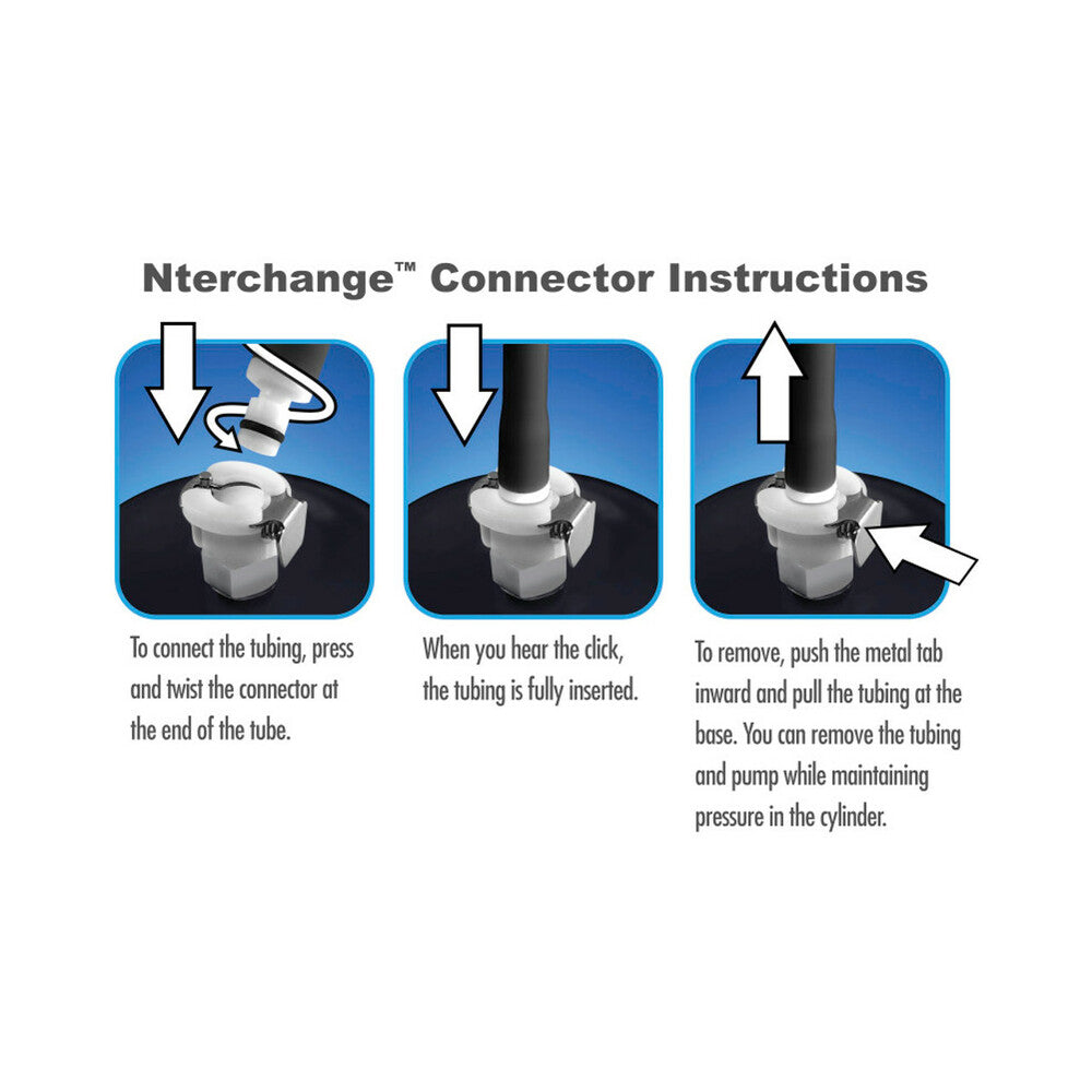 Performance VX8 Premium Penis Pump System with Silicone Cock Strap Clear