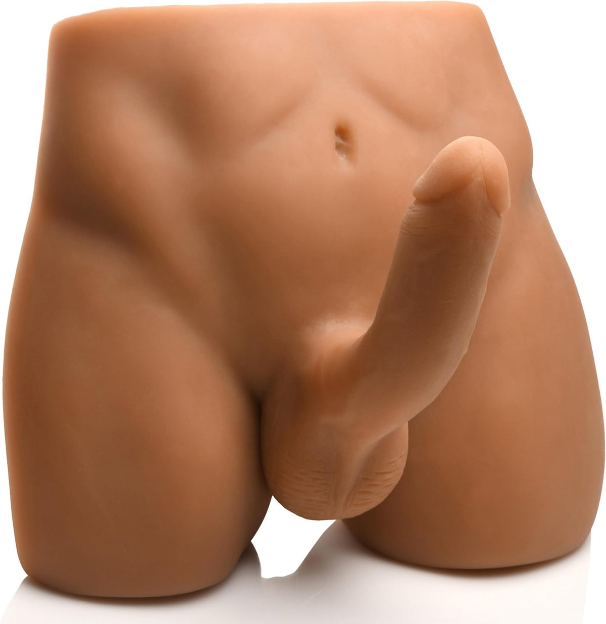 Jock Ass Masturbator with Posable 7 in. Dildo Medium
