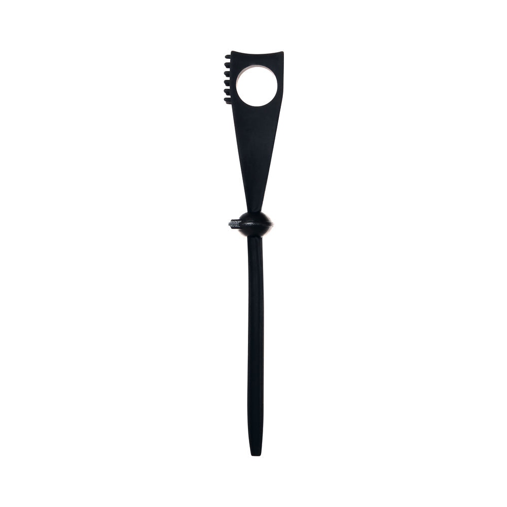 Zero Tolerance Black Tie Affair Rechargeable Silicone Cock Tie Cockring Black
